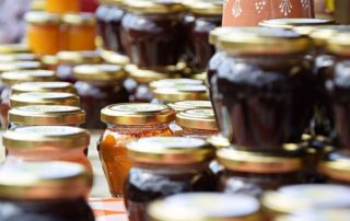 pot de gelée de pomme