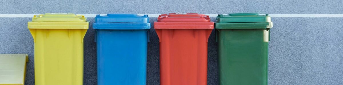 déchets 3 poubelles tri