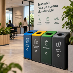 Partenariat_les_joyeux_recycleurs Recyclage au bureau avec les Joyeux Recycleurs