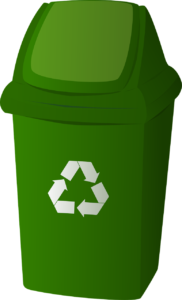 Recyclage-bureau Poubelle de recyclage sur le lieu de travail